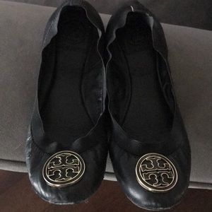 Black Tory Burch Ballet Flats